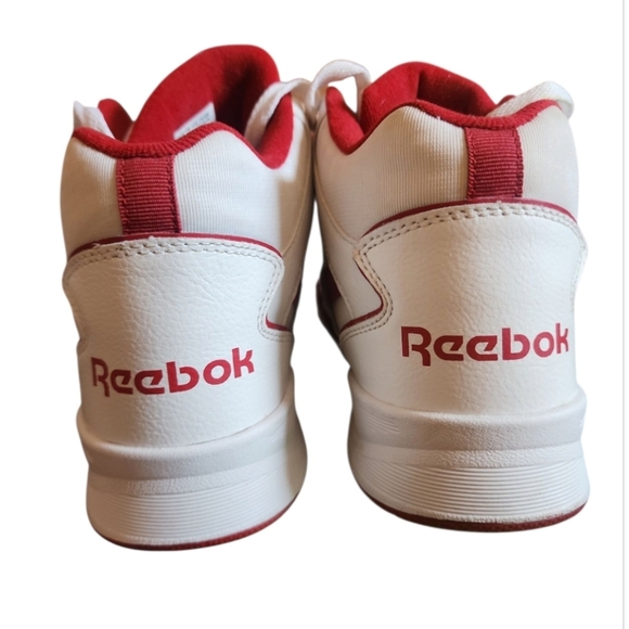 Reebok Royal BB4500 Hi2 Sneakers White Red Men Size 7 Basketball Shoes High Top - Picture 5 of 10